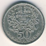 Португалия, 50 сентаво (1927–1968 г.)