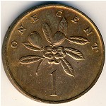 Ямайка, 1 цент (1969–1971 г.)
