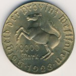 Westphalia, 10000 mark, 1923