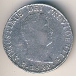 Mexico, 8 reales, 1822