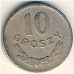 Poland, 10 groszy, 1949