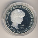 Great Britain, 5 pounds, 1999