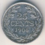 Либерия, 25 центов (1896–1906 г.)