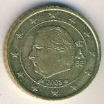 Belgium, 50 euro cent, 2008–2013