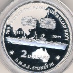 Australia, 2 dollars, 2011