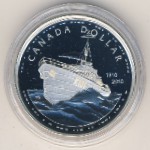 Canada, 1 dollar, 2010