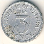 Биафра, 3 пенса (1969 г.)