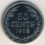 Либерия, 50 центов (1968–1975 г.)