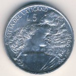 Vatican City, 5 lire, 1966