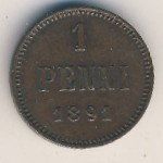 Финляндия, 1 пенни (1881–1894 г.)