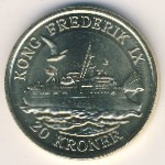 Denmark, 20 kroner, 2012