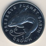 Isle of Man, 1 crown, 1996