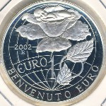 San Marino, 10 euro, 2002