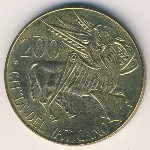 Vatican City, 200 lire, 1985