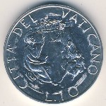 Vatican City, 10 lire, 1989