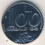 San Marino, 100 lire, 1991