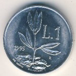 San Marino, 1 lira, 1993