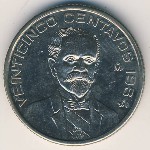 Mexico, 25 centavos, 1964–1966