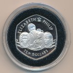 Каймановы острова, 10 долларов (2007 г.)