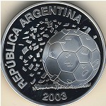 Argentina, 5 pesos, 2003