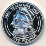 Gibraltar, 5 pounds, 2005