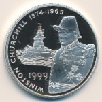 Falkland Islands, 50 pence, 1999