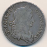 Великобритания, 1 крона (1663 г.)
