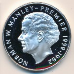 Jamaica, 5 dollars, 1974–1979