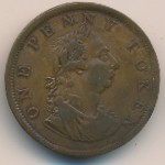 Ирландия, 1 пенни (1820 г.)