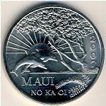 Гавайские острова., 1 доллар (2007 г.)