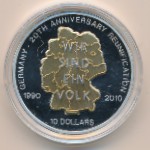 Науру, 10 долларов (2010 г.)