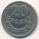 Poland, 20 groszy, 1949
