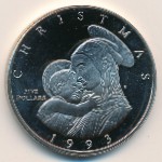 Маршалловы острова, 5 долларов (1993 г.)