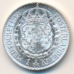 Sweden, 1 krona, 1924–1942