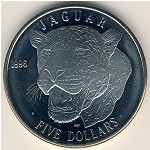 Маршалловы острова, 5 долларов (1996 г.)