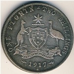 Австралия, 1 флорин (1911–1936 г.)
