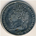 Великобритания, 1 крона (1821–1822 г.)
