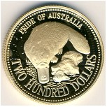 Australia, 200 dollars, 1990