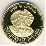 Australia, 200 dollars, 1989