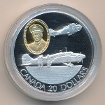 Canada, 20 dollars, 1990