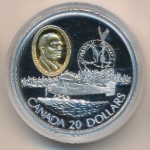 Canada, 20 dollars, 1993