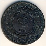 Нью-Брансуик, 1 цент (1861–1864 г.)