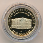 США, 5 долларов (2001 г.)