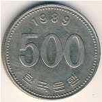 Южная Корея, 500 вон (1982–2019 г.)