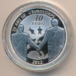 France, 10 euro, 2012