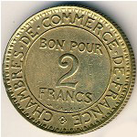 France, 2 francs, 1920–1927