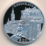 Либерия, 20 долларов (2000 г.)