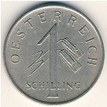 Austria, 1 schilling, 1934–1935