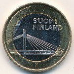 Finland, 5 euro, 2012