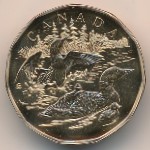 Canada, 1 dollar, 2002